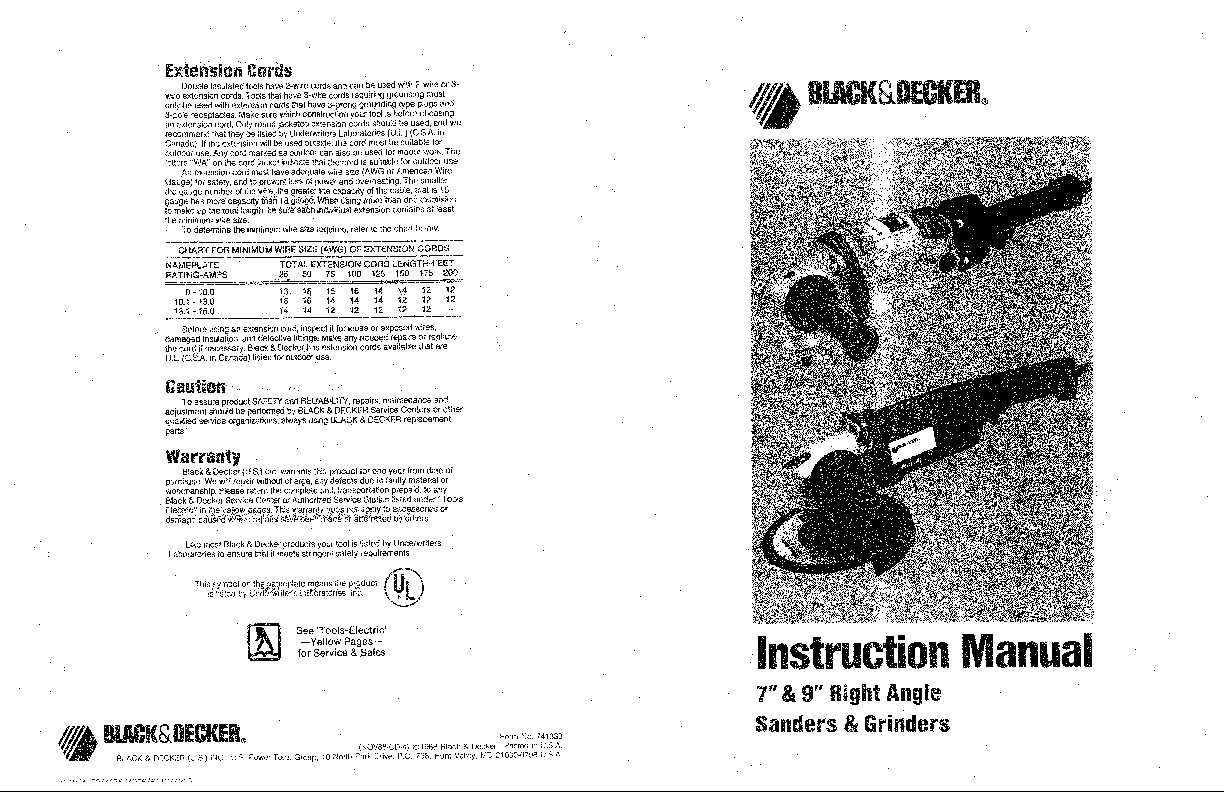 Default 2 Diagram and Parts List for Type 2 Black and Decker Sander